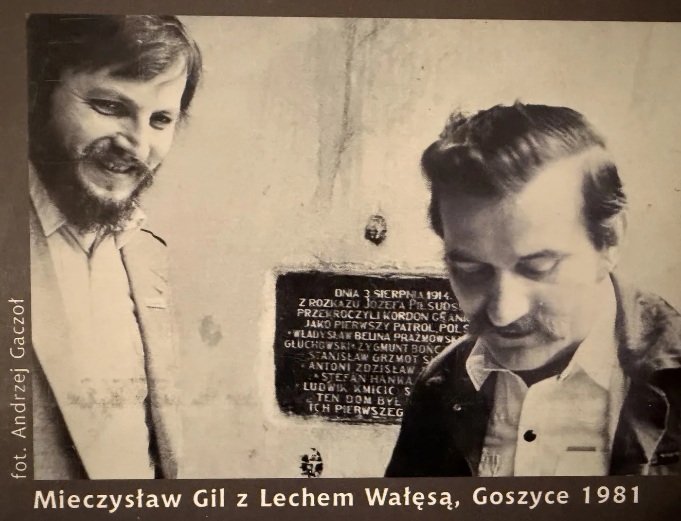 Lech Wałęsa w Goszycach, 1981